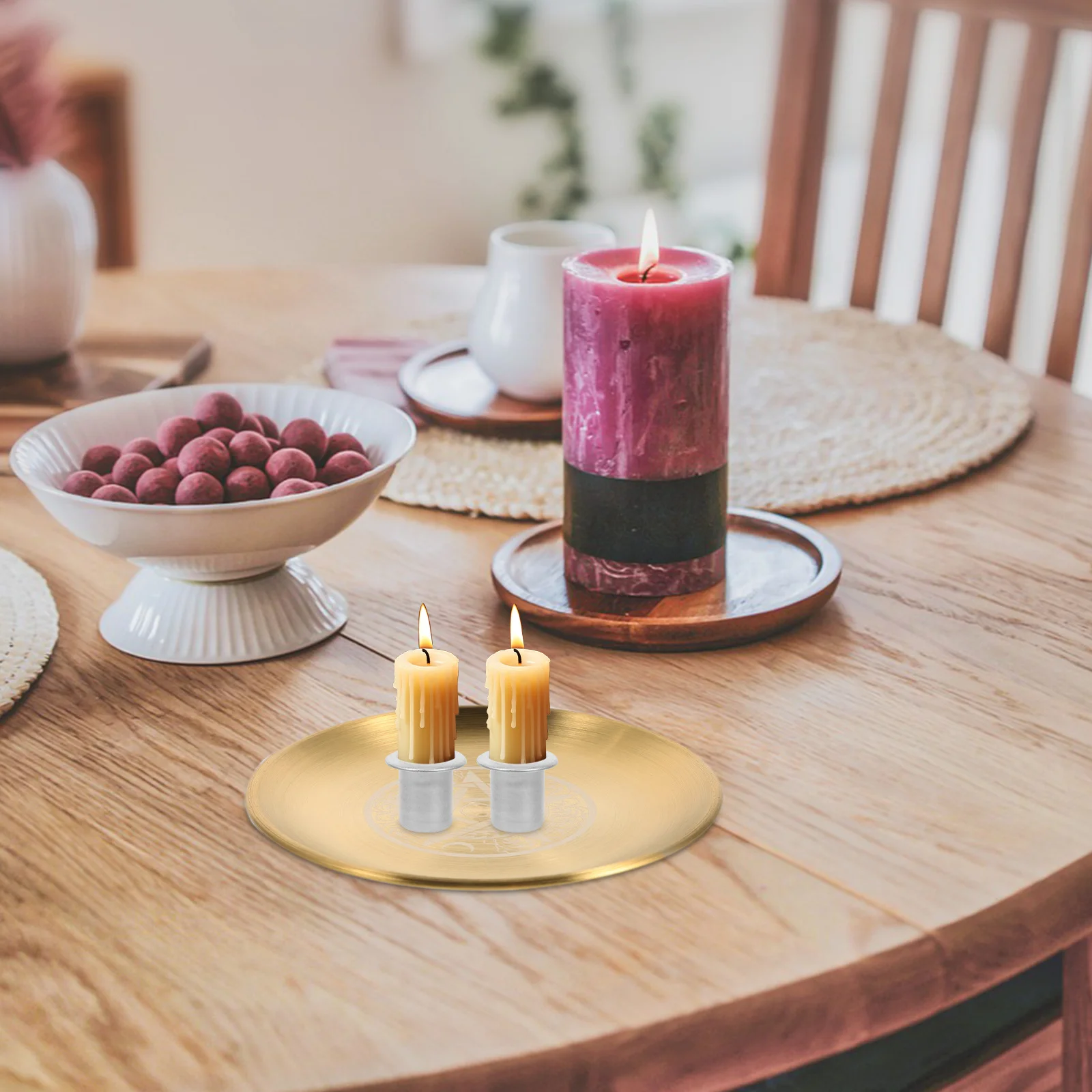 24 Stuks Metalen Bekerhouders Aluminium Herbruikbare Drip Proof Theelichtje Stijlvolle Kandelaar Liners Inserts Voor Diy