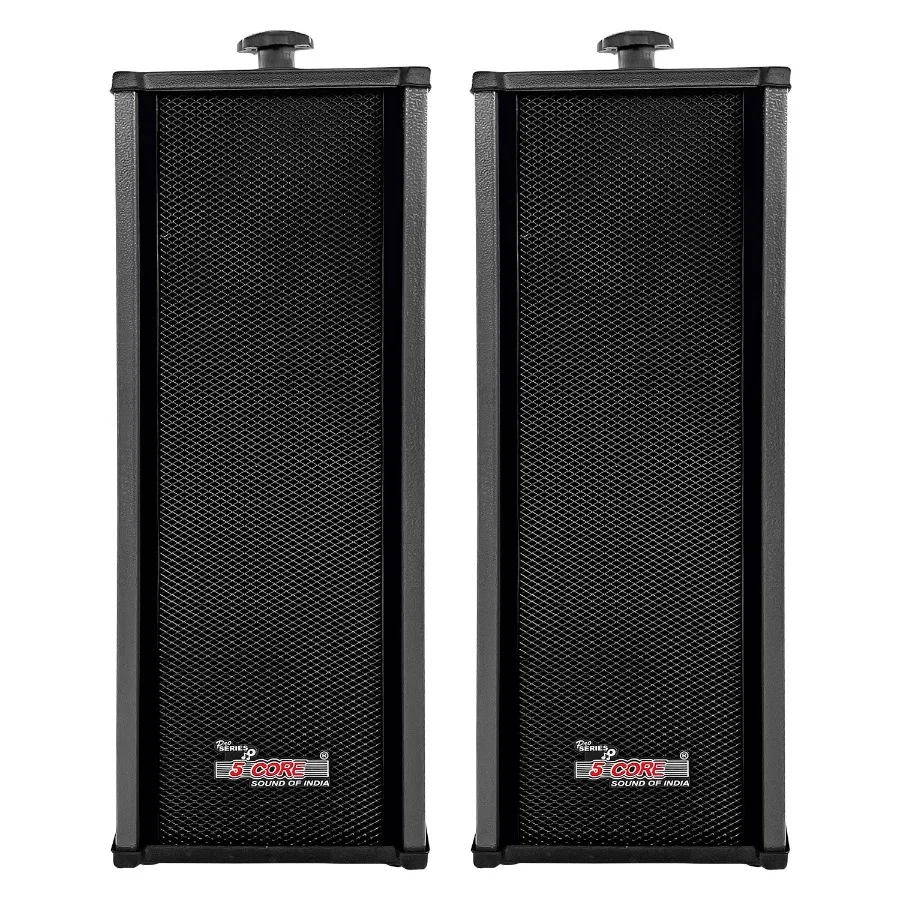 

5 CORE Outdoor Speakers Pair Stereo in Wall Speaker 100W Peak Passive Mount Wired Waterproof Patio House Garage Indoor Exterior