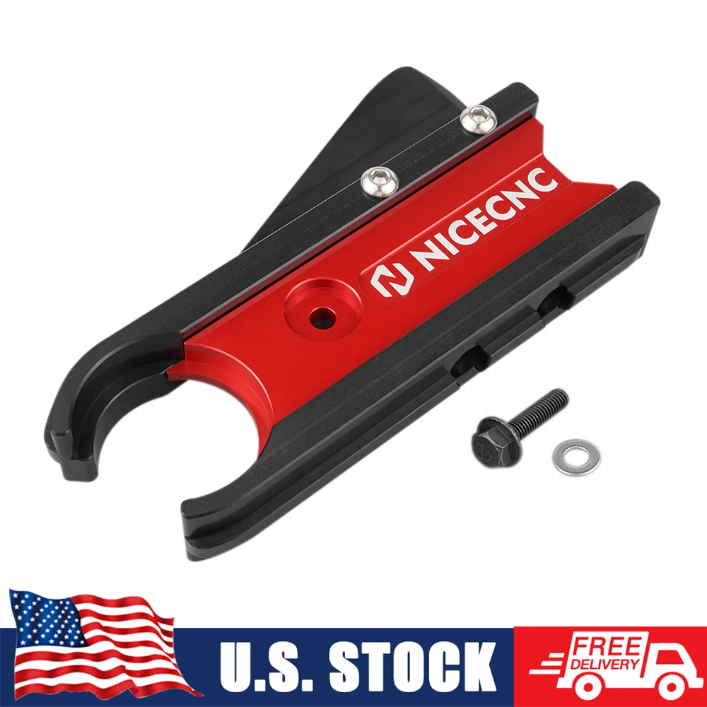 

NICECNC Chain Guide Guard Cover Protector ATV for YAMAHA YFZ450R YFZ 450R 2009-2023 2010 YFZ450X YFZ450RSE Aluminum &Plastic