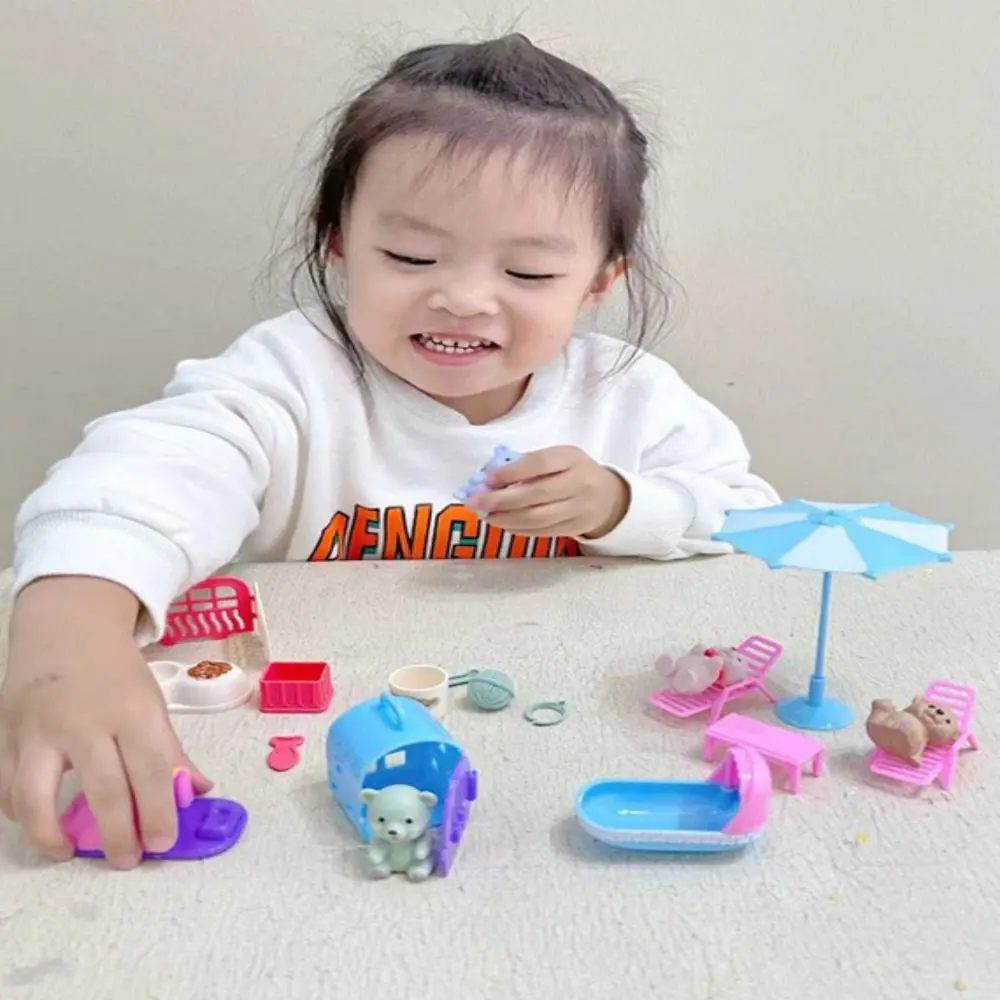 

Высококачественный набор милых мини-медведей для ролевых игр, сюжетных игр, игр в ванной и на пляже, для развития визуальных ощущений, в тематике медведей, для детей