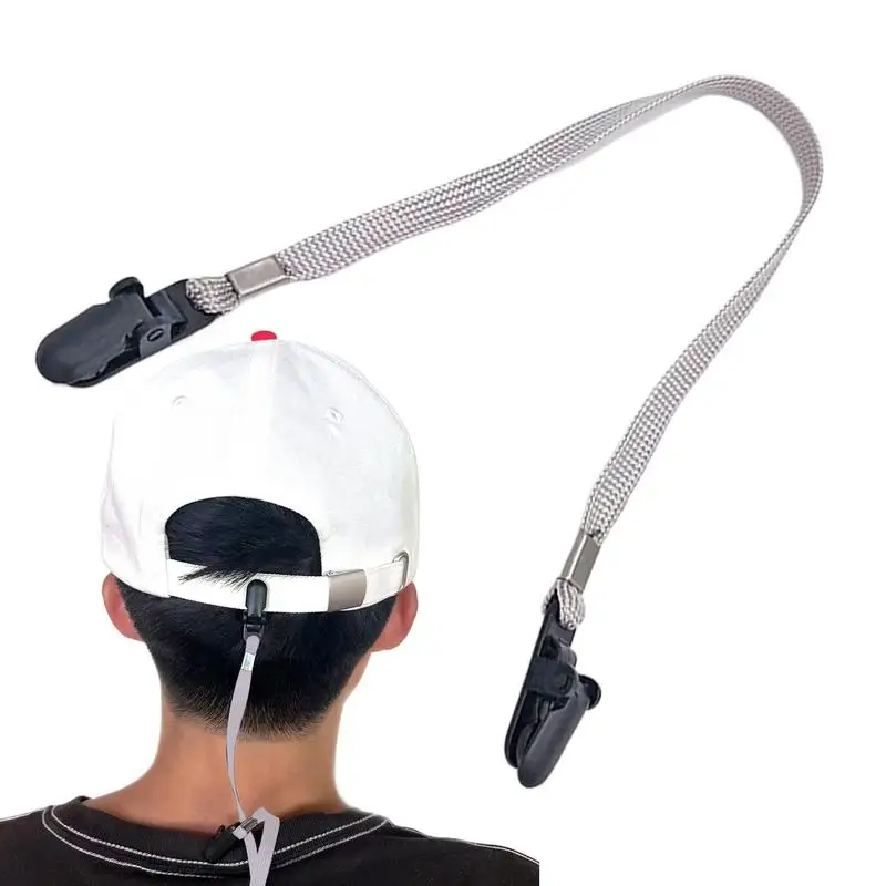 Windproof Hat Chin Cord Multifunctional Cap Retainer Fishing Apparel Keeper With Cord Apparel Keeper Holder And Cord For Golfing