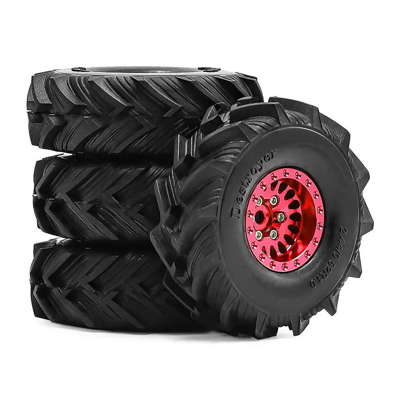 Set di Cerchi Beadlock 1.0 per Pneumatici Fuoristrada per Auto RC Crawler 1/24 Axial SCX24 FMS FCX24 Enduro24 AX24