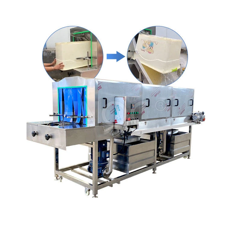 

Full Automatic Turnover Plastic Basket Washing Machine Egg Crate Washing Machine