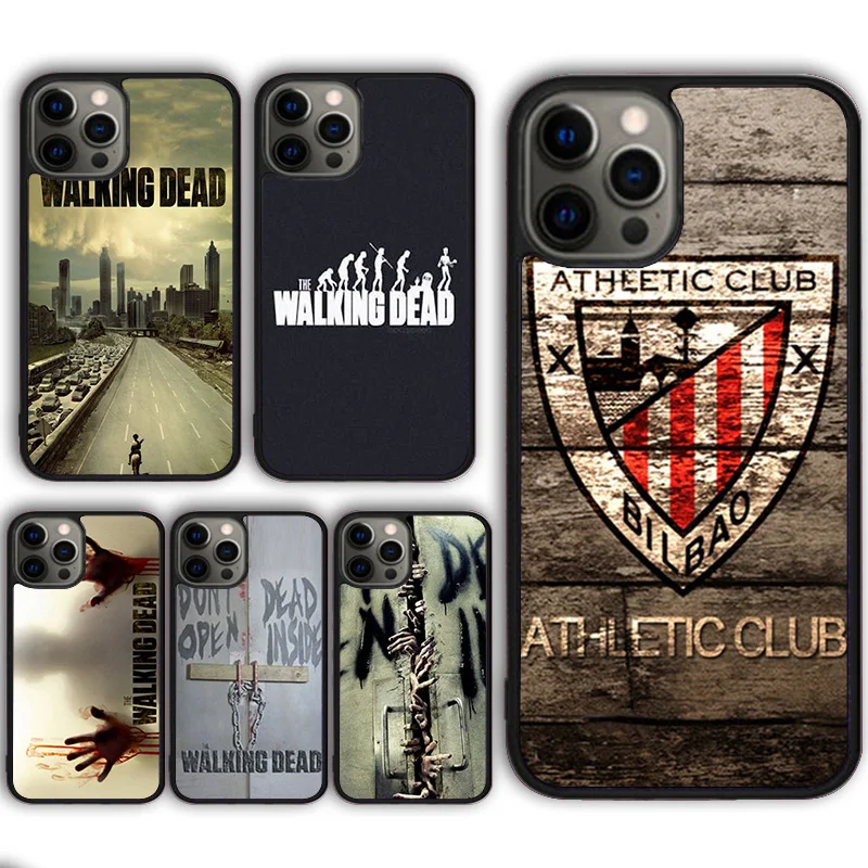 the walking dead logo Phone Case for iPhone 16 15 SE2020 13 14 11 12 Mini Pro Max Max 6 7 8 Plus  coque fundas Shell