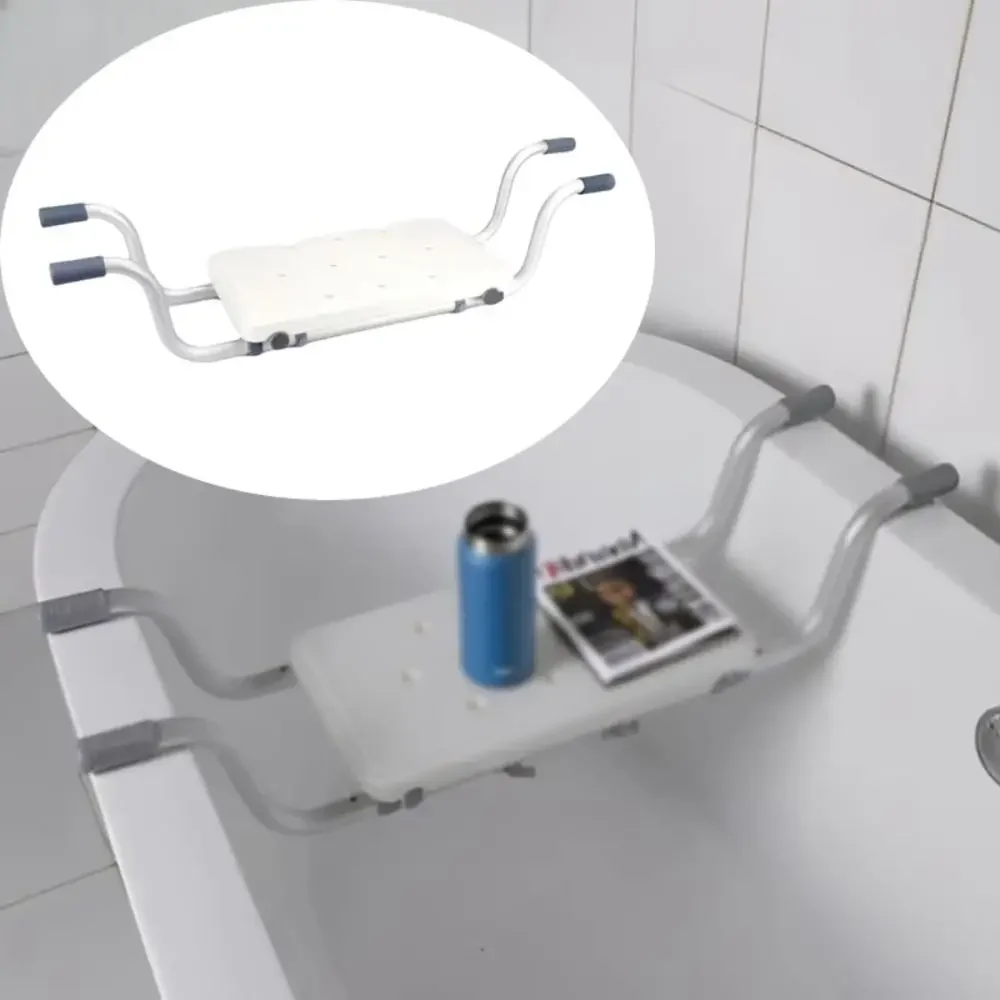Sturdy Load Capacity Width Adjustable Bathtub Seat Durable Adjustable Length Bath Chair Suspended Anti-Slip