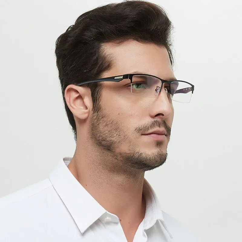 Tr90 Titanium Multifocal Reading Glasses Photochromic Progressive Bifocal Anti Blue Ray UV Protect Presbyopic Glasses Men Women