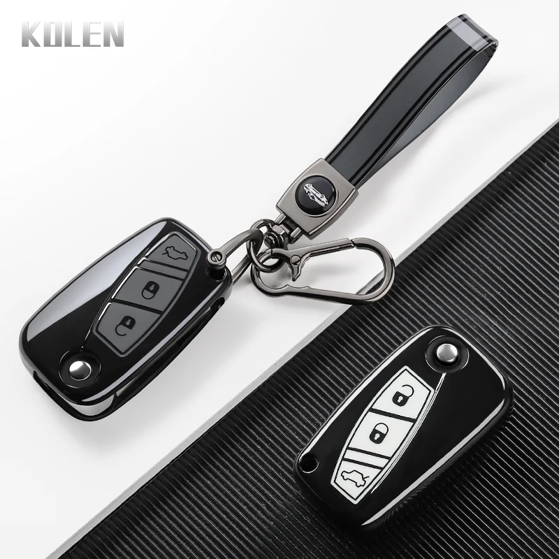 Nueva Funda Protectora de TPU para Llave de Coche FIAT 500, Panda, Idea, Stilo, Ducato, Punto, Bravo, Grande, Minibus, Doblo