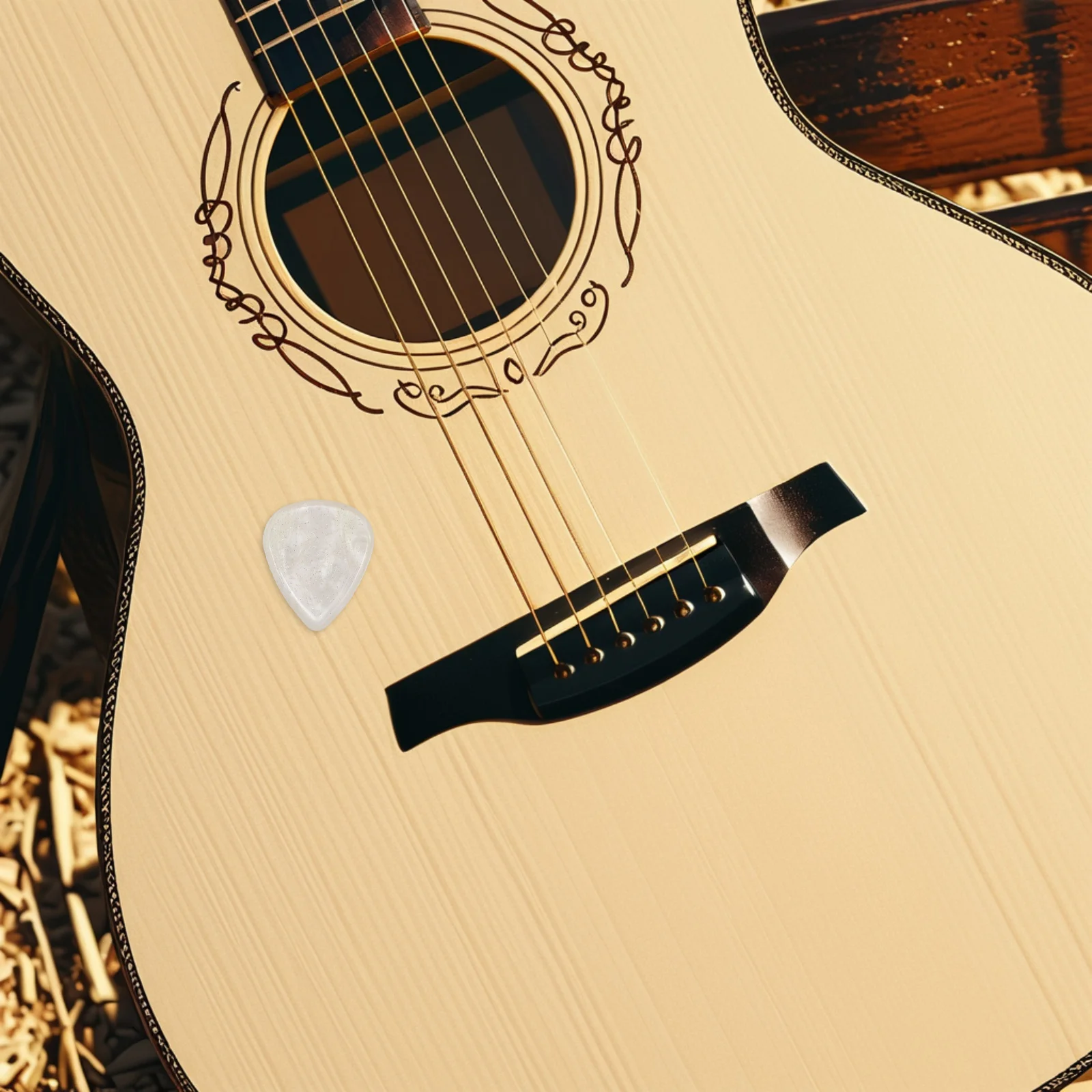 

Resin Guitar Finger Picks White Set of 6 Smooth Fast Strumming for Acoustic Electric Guitar and Banjo Wear Resistant Reliable