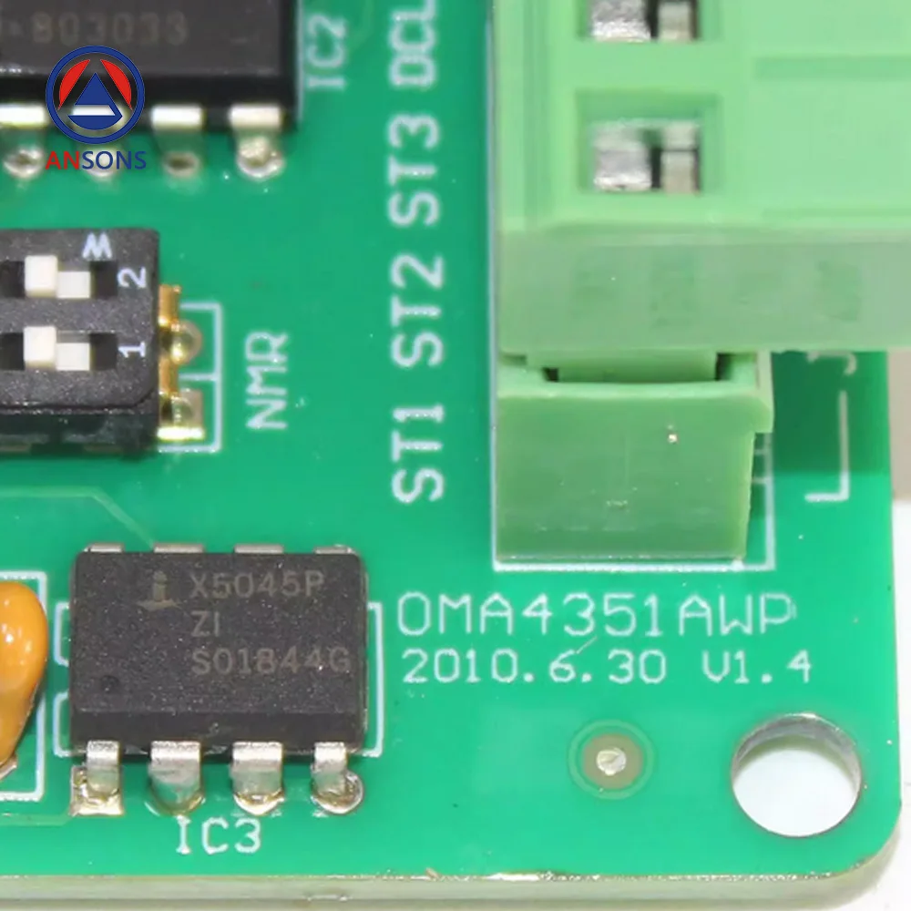 OMA4351AWP TRA610JN AT120 OTIS مصعد باب المحرك واجهة لوحة دارات مطبوعة Ansons قطع غيار المصاعد