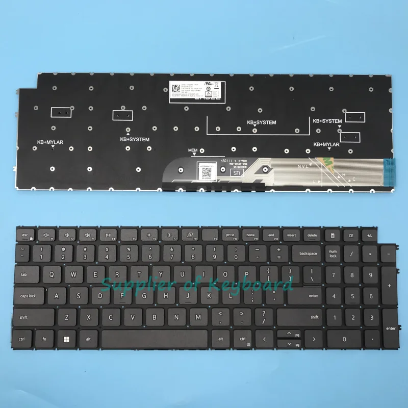 NEW US/RU/Latin Spanish/French/PO Keyboard For DELL Inspiron 15 3510 3511 3515 3520 3521 3525 3530 3535 5510 5515 5518 7510 7610