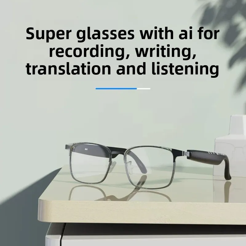 

Новые Bluetooth-очки Smart AI, сочетающиеся с защитой от утечки звука, перевода вызовов и прослушивания музыки для езды на велосипеде и блокировки солнца