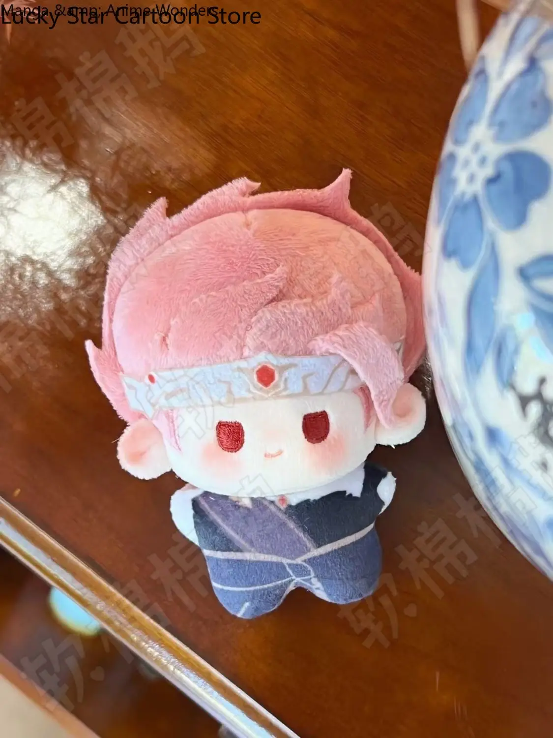 10 سنتيمتر أنيمي مو لي وو ShenLing Kawaii تأثيري لينة الجسم هدية عيد ميلاد الكرتون شخصيات صغيرة قلادة جمع المفاتيح هالوين