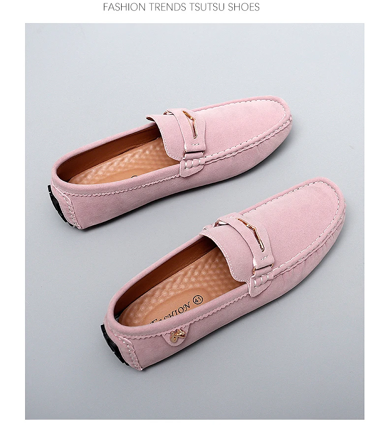48 Extra-Large Size Matte Couple's Style Halloween Gift 2025 Autumn New Loafers British Style Slip-On Men's Driving Shoes Lightweight Non-Slip Casual Leather Shoes