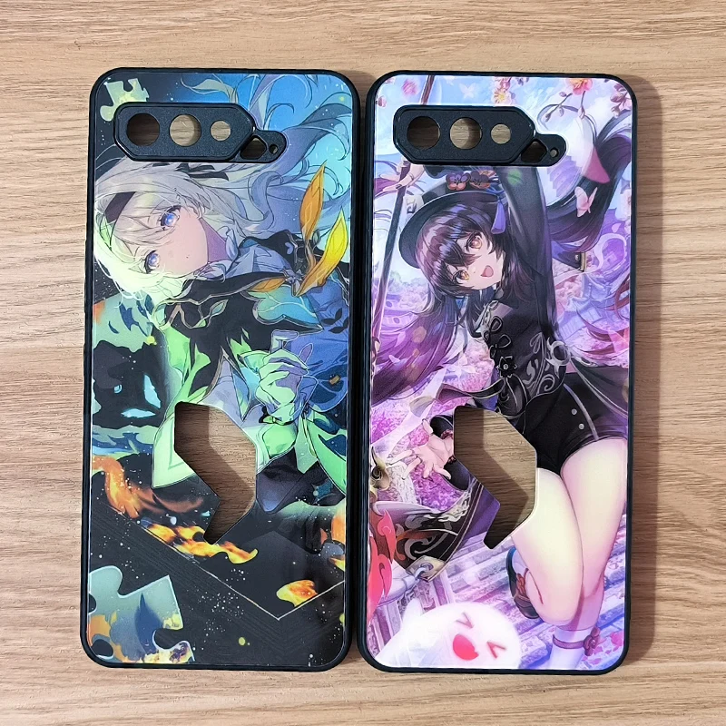 Capa para asus rog 5 à prova de choque vidro temperado capa traseira para asus rog telefone 5S funda rog5 phone5s 9h vidro duro capas
