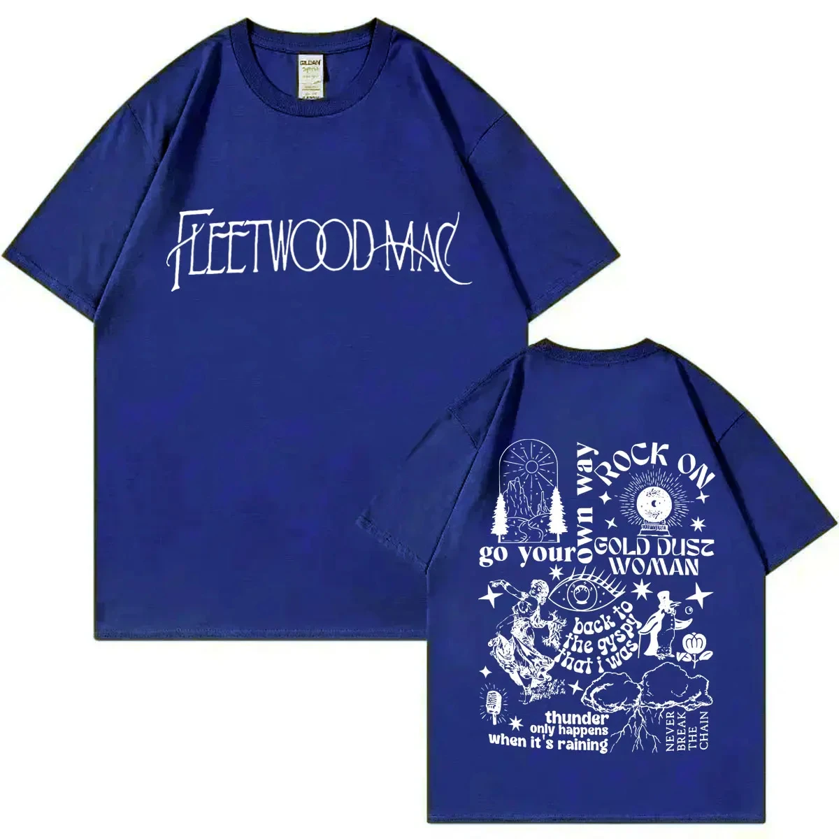 Fleetwood Mac Band Tour 2024 Graphic T Shirts Men Women Rock Hip Hop Short Sleeve T-shirt Street Fashion Trend Vintage T-shirts