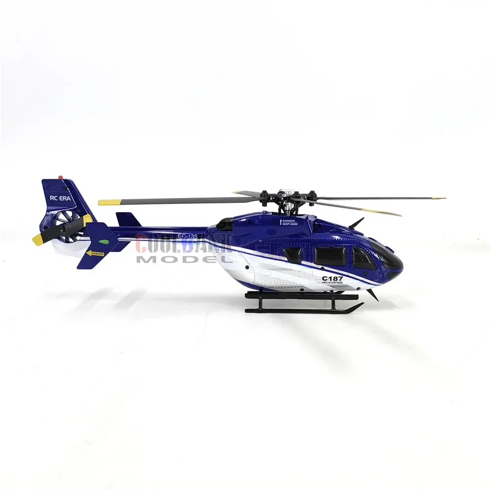 New C187 Remote Controlled Aircraft EC135 Model Remote-controlled Helicopter Single Blade Aileron Free Aircraft Model Toy Gifts