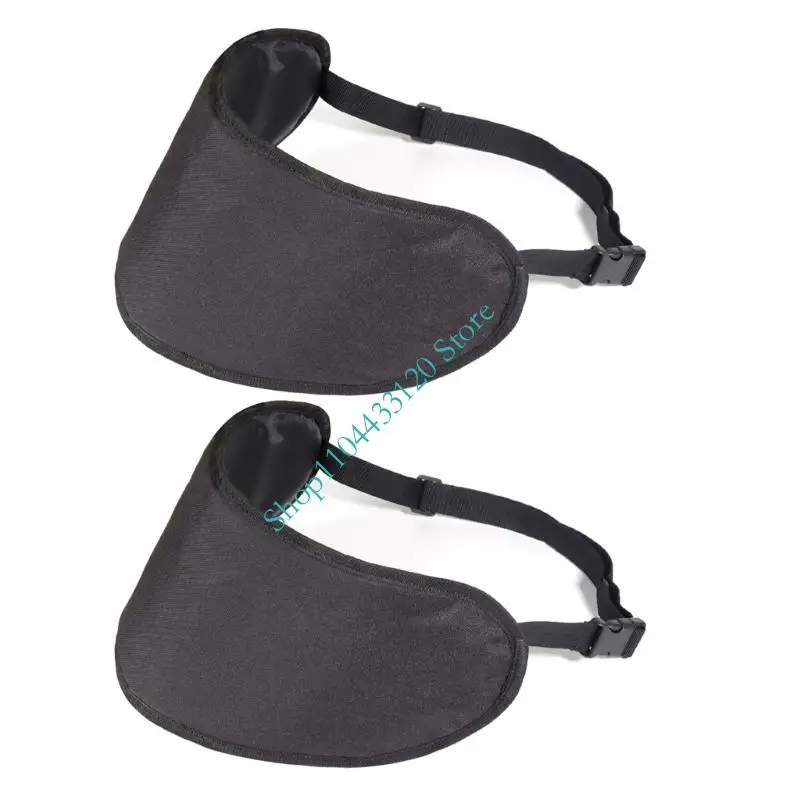 

0XXD Strong Oxford Fabric Motorcycle Helmets Visors Storage Bag Scratch Resistant Organizers for Face Shielding & Lens