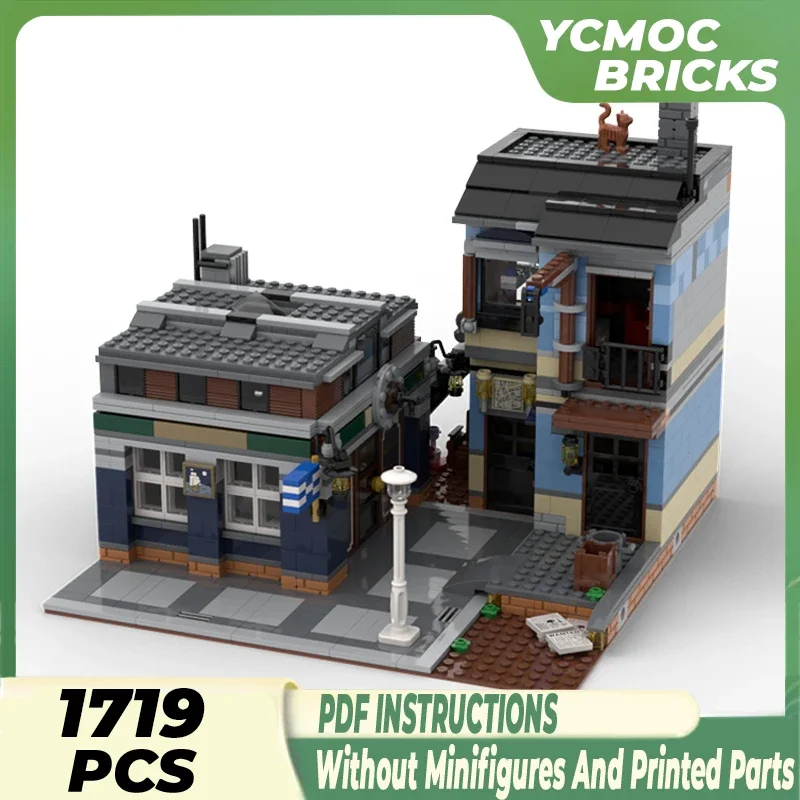 Blocos de Construção Modulares para Crianças, Technical Moc Bricks, Modelo Street View, Destilaria Highlander, Conjuntos de Presentes DIY, Montagem de Brinquedos