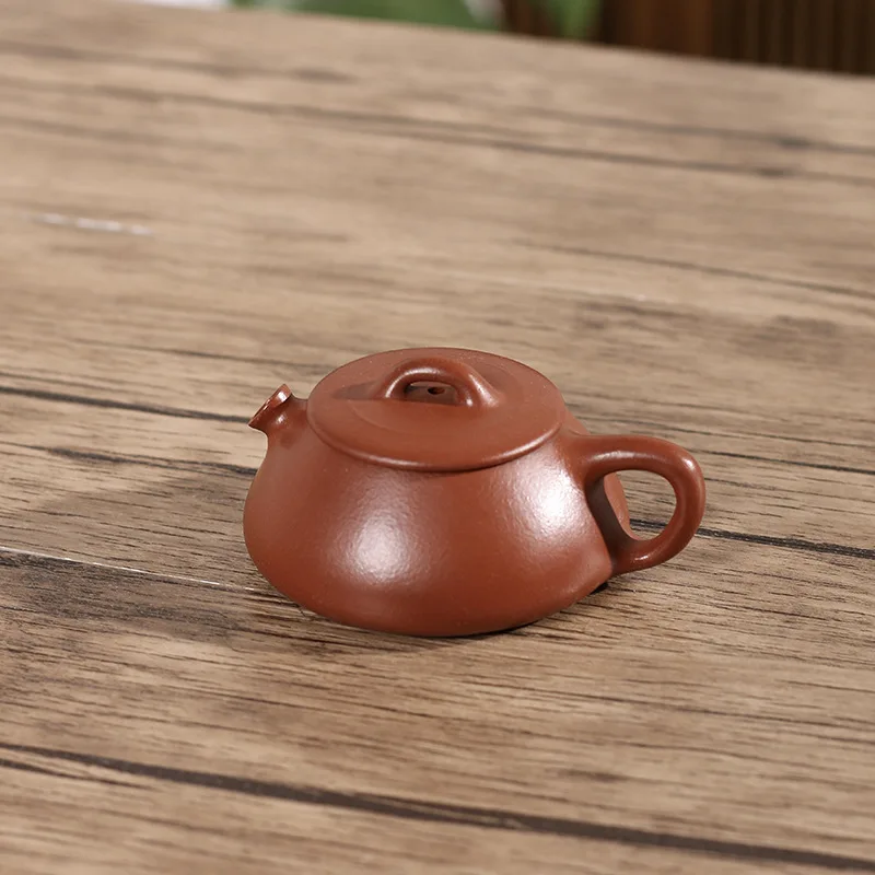 

Zhu Ni Dahongpao Dudu scoop stone ladle pot small capacity handmade tea can time