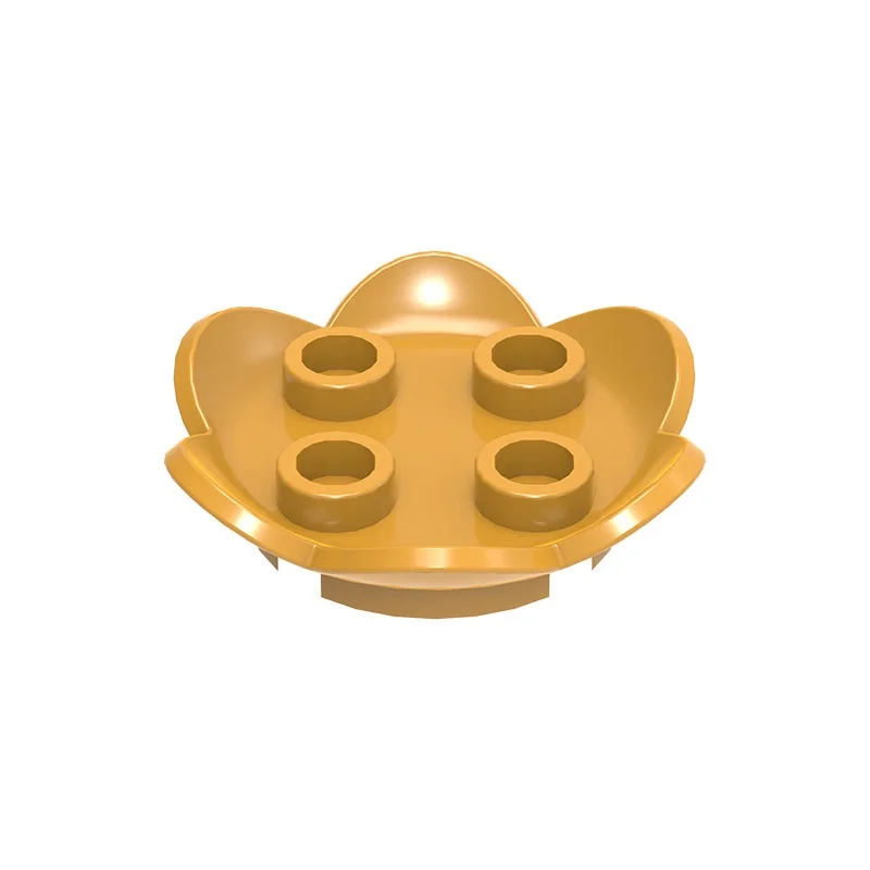 MOC 10PCS Part Bricks 15469W Special 2 x 2 With 6 Petals Plant Leaves Building Blocks Garden Glass House DIY Toys Children Gift