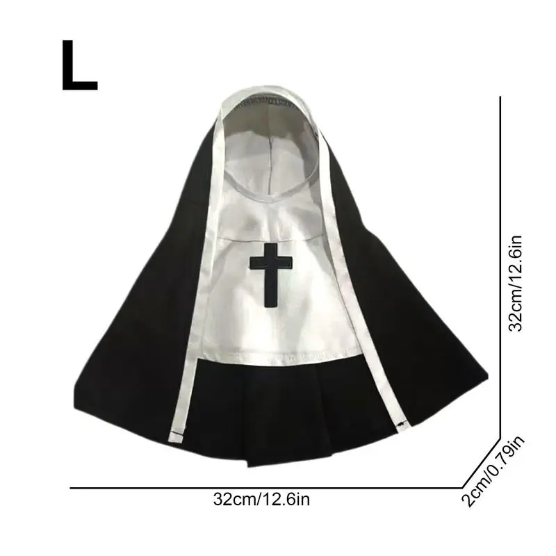 Dog Nun Costume Halloween Cosplay Nun Costume Funny Dog Costume Sister Habit Pet Cloth Cute Dress Up Pet Costume For Small Cats