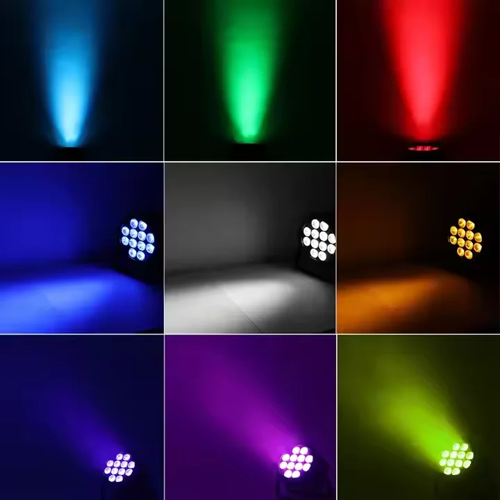 Baiyi Wifi Wireless Dmx Battery Powered Led Par Can 12*18w Outdoor Waterproof Led Stage Lights