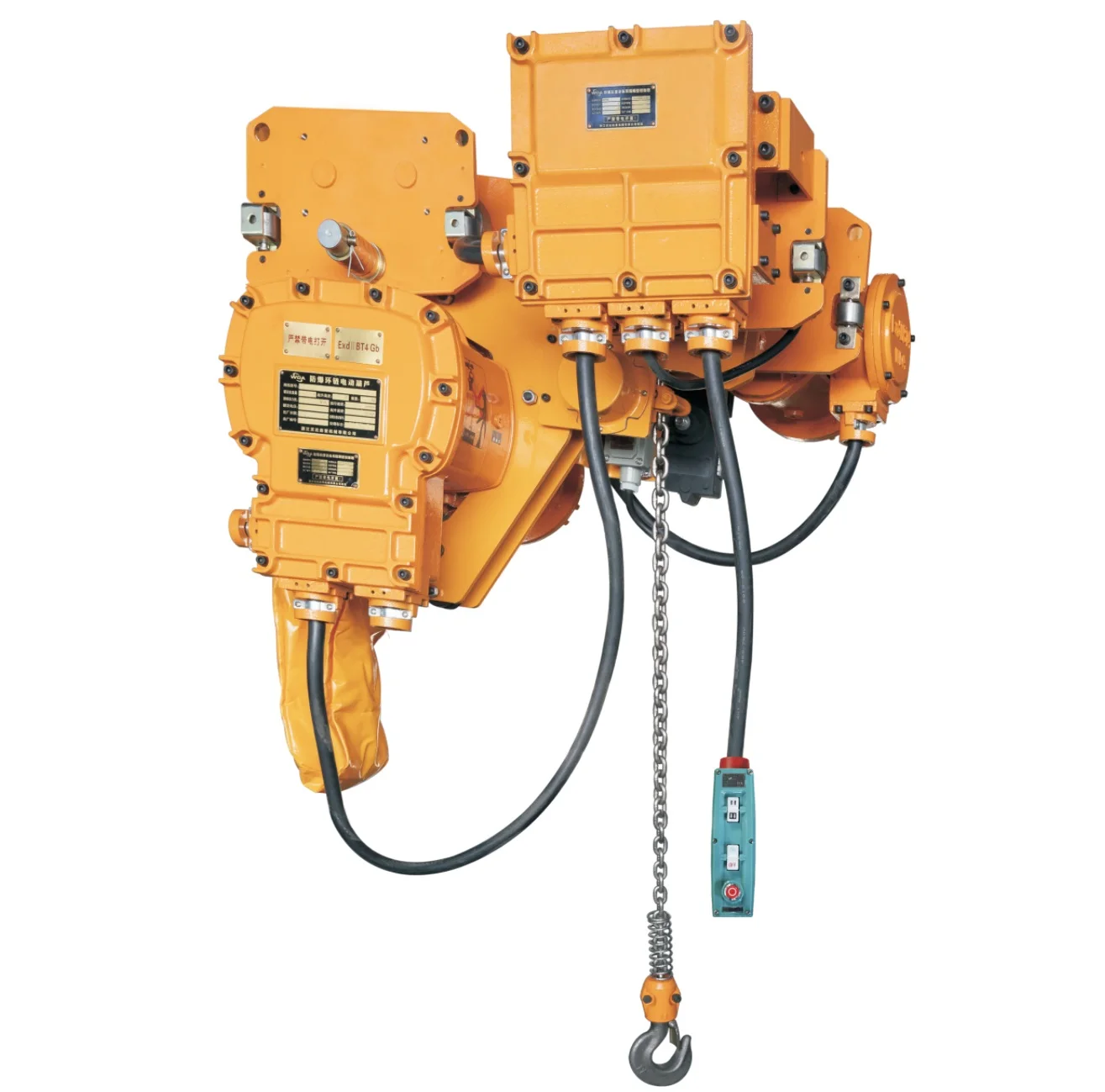 5ton  Hazardous Area Explosion Proof Electric Chain Hoist with electric trolley Chain Hoist