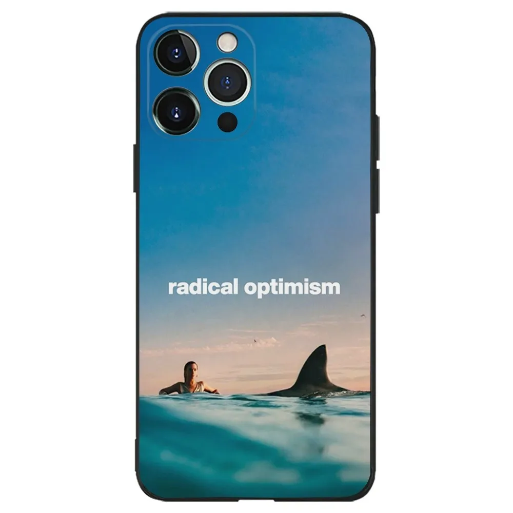 Phone Case For iPhone 15,14,13,12,11,Plus,Pro Max,XS,X,XR,SE,Mini,8,7 Soft D-Dua L-Lipa Radical Optimism Silicone Black Cover