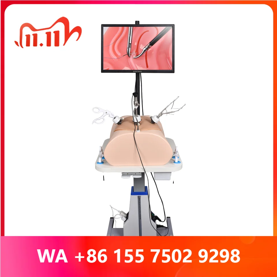 Fast Open Laparoscopic Trainer with Automatic Lift Laparoscopic Training Box Emulator
