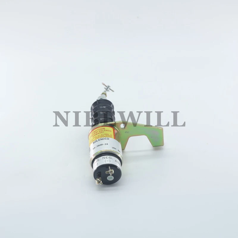 Engineering machinery parts for engine shutdown solenoid valve SA-3800-24 24V