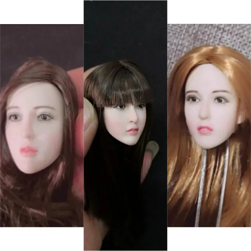 

Glf масштаб 1/6, азиатская красота, скульптура головы, женская маленькая голова Лори, резьба для 12-дюймовых фигурок, маленькая модель тела на груди