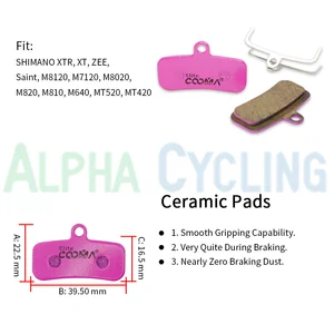 4 çift fren balataları disk seramik shimano b01s ur300/mt200/mt400/mt500/tx805/m315/m355/m375/m395/m486/m485/m475 / m416 / m446 / m525 6 Büyük satış, shimano br-mt520-no. 4