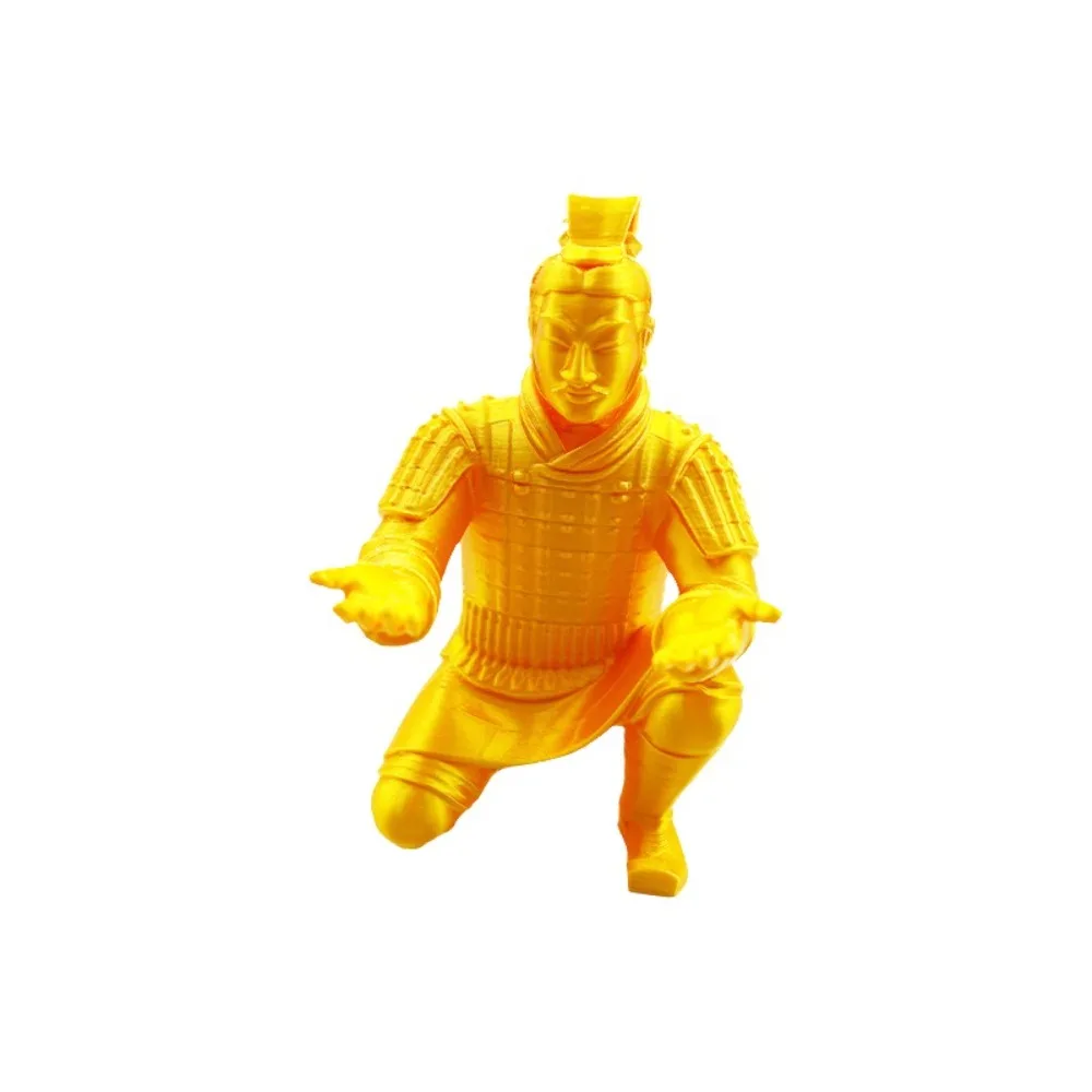 Plastic 3D Printing Pen Holder Kneeling Pose Funny Stationery Stand Stable Non-Slip Base Simulation Character Model Gift Giving