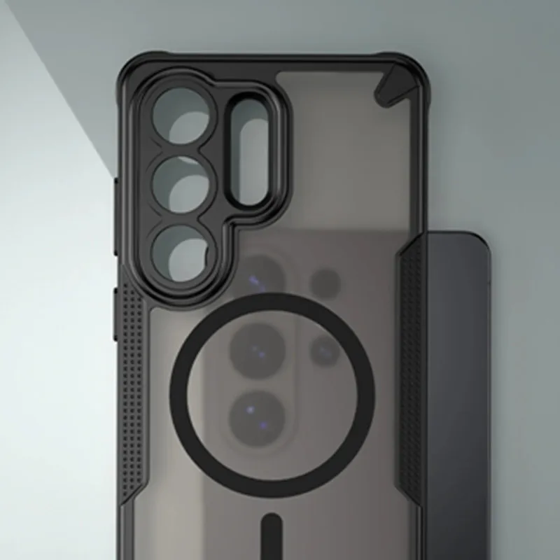 Luxury Matte Shockproof Magnetic Case for IPhone Samsung Galaxy S26 S25 Ultra S24 FE S23 S22 Plus S26+ Magsafe Cover Accessories