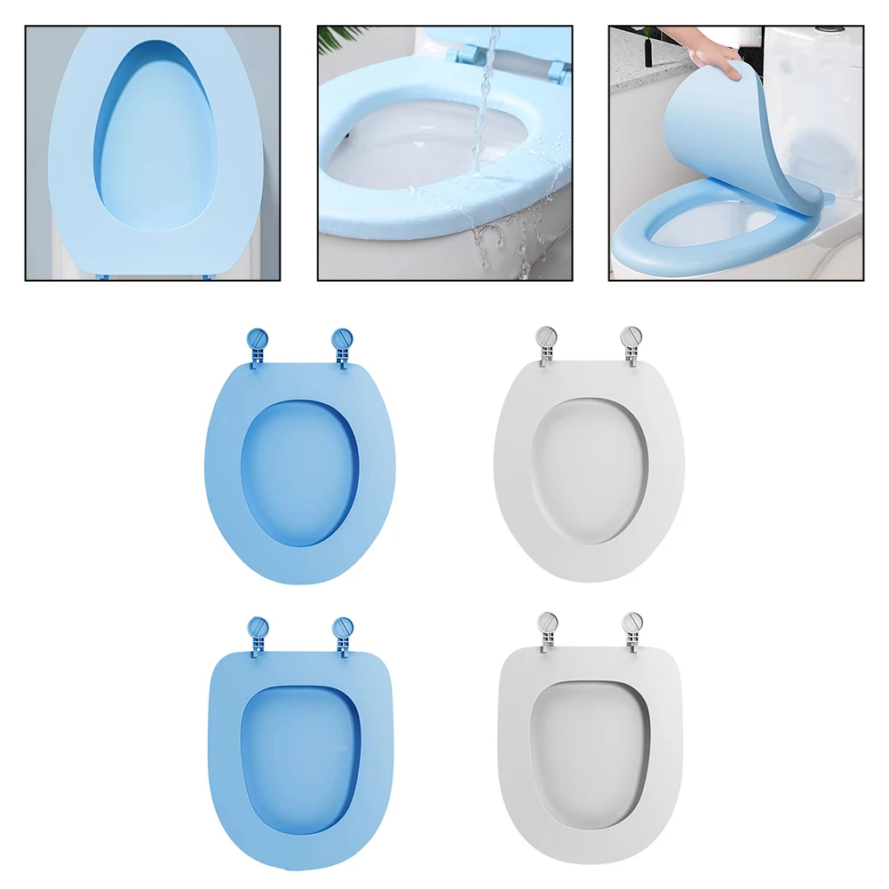 Coprisedile per WC a forma di U con meccanismo di chiusura ammortizzata e design a sgancio rapido per una pulizia e un'installazione semplici