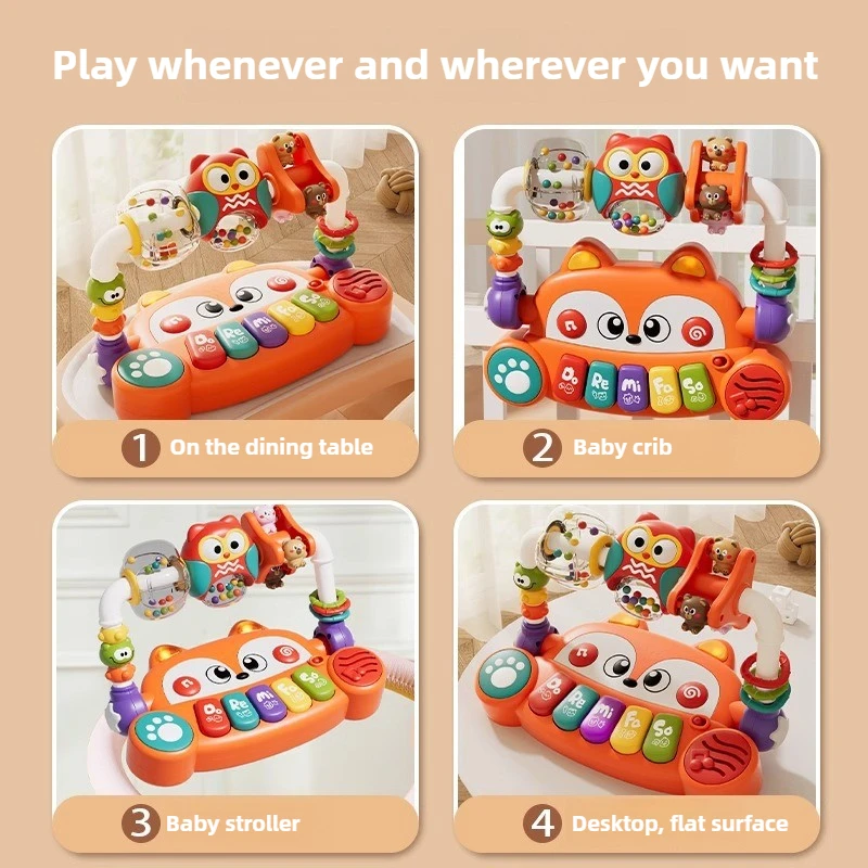 電子キーボード多機能ベビーミニピアノライト付き音楽幼児楽器教育玩具キッズギフト