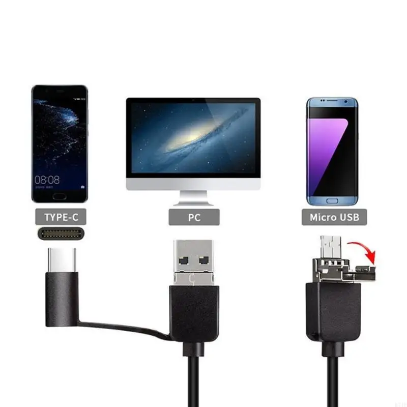 37JE aktualizuje kamerę inspekcyjną obsługę telefonu USB Wodoodporna kamera telefoniczna USB