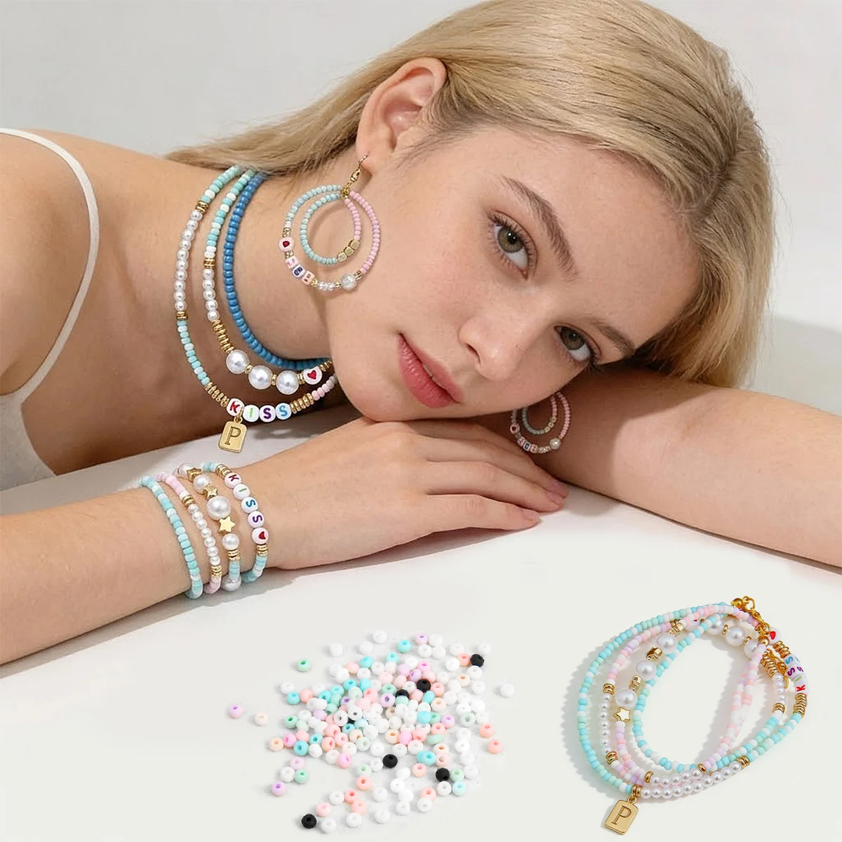 

Matte Opaque Glass Seed Beads - Loose Beading Supplies for DIY Jewelry Making & Crafts - Bracelet Earrings Necklace Decoration