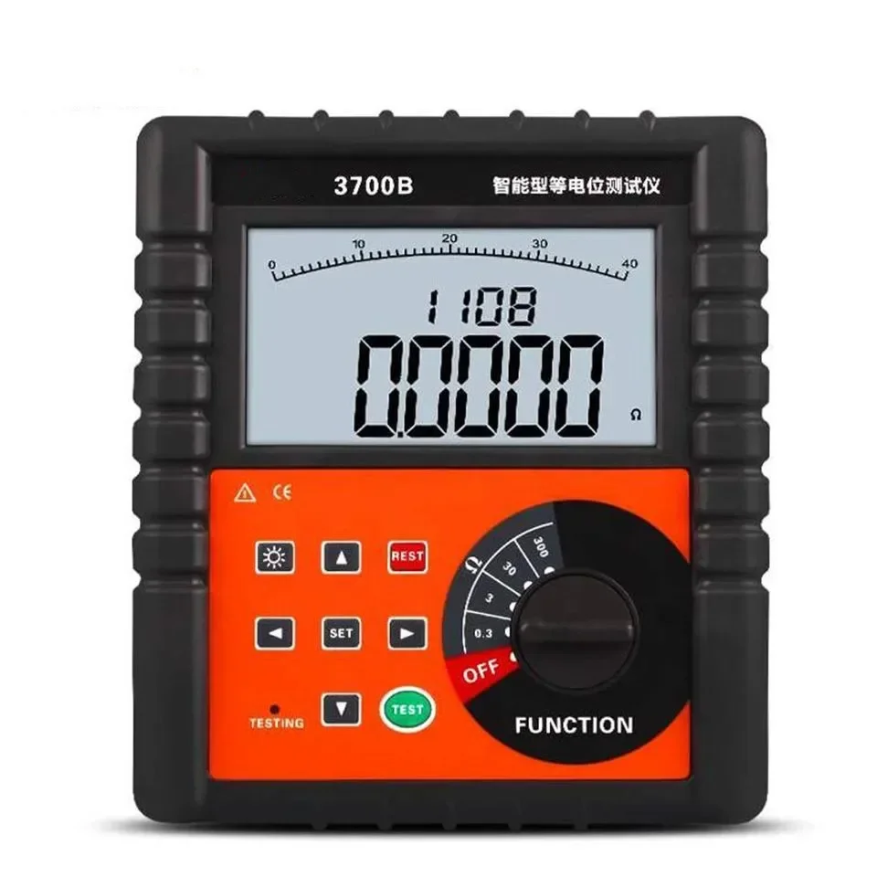 3700B Digital Equipotential Tester 4 line Method RS232 0.01-300ohm Low Value/DC /Touch /Riveting Resistance Test