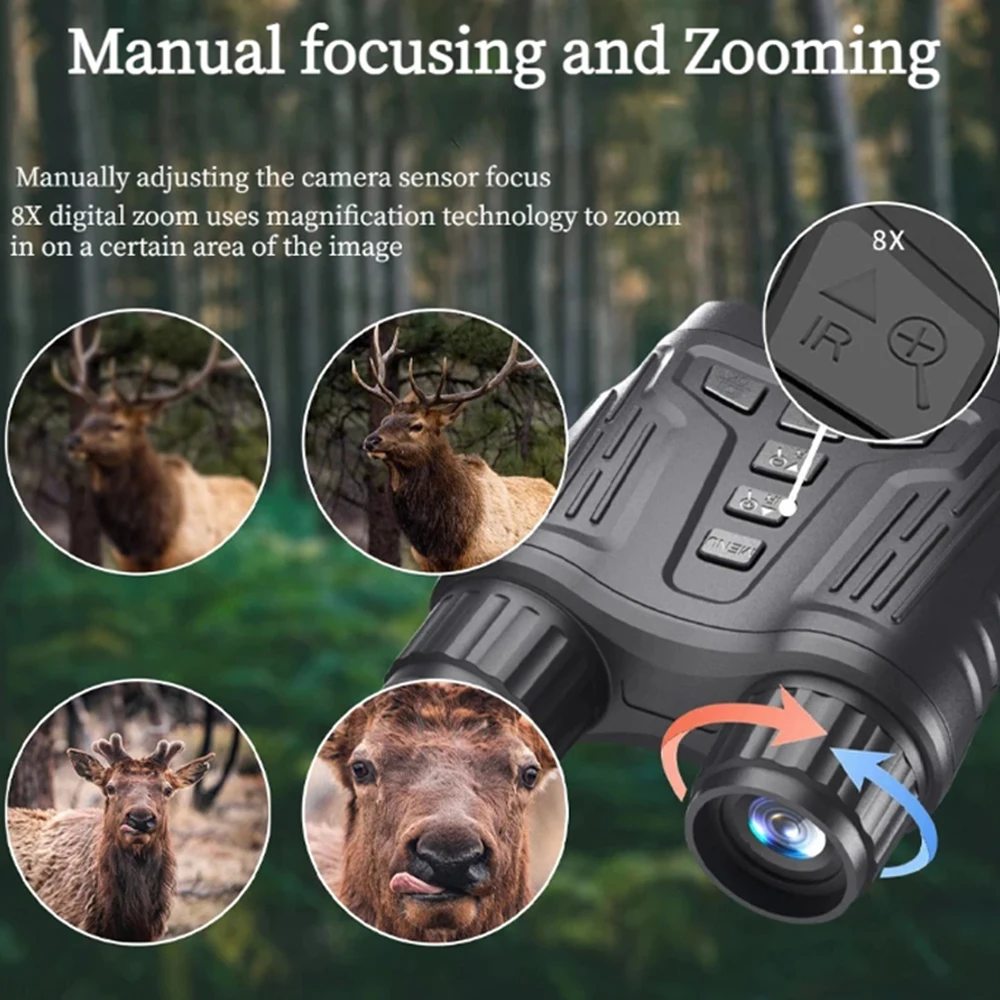 NV2180 Infrared Goggles Night Vision Binoculars Digital Hunting Telescope 4K Video 36MP Night Vision Hunting Camping Equipment
