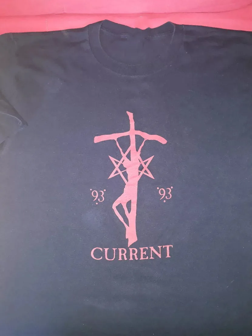 New Popular Current 93 Black T-Shirt Cotton Full Size S-5XL