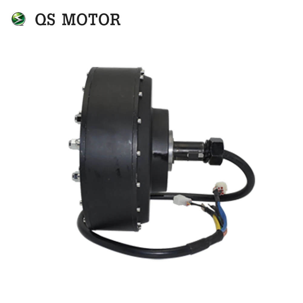 QS MOTOR High Power 12kw 24kw 70H V3 E Car Hub Motor For 100KPH Speed