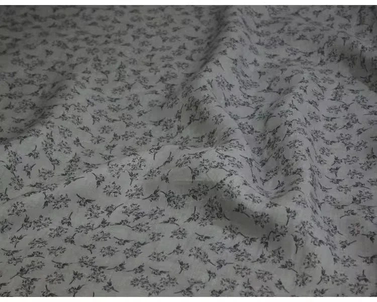 

1yard Floral print tissu new style ramie fabric dress shirt bag cheongsam fabric for clothing