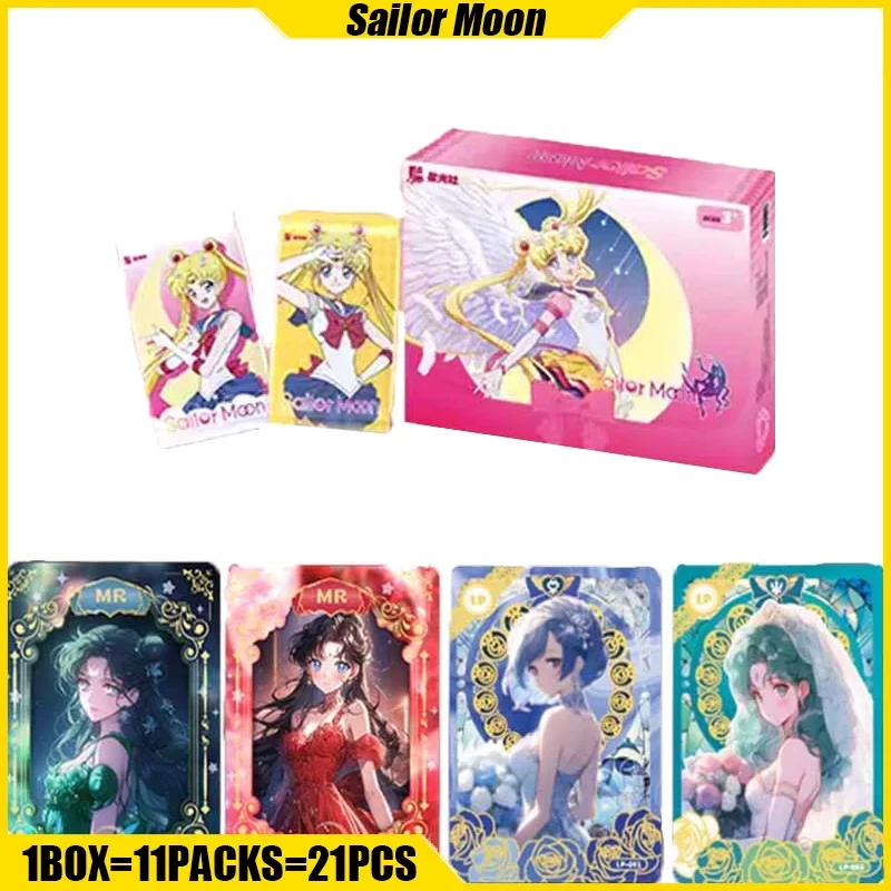 

STAR VOL.1 Sailor Moon Cards Shining Starlight Anime Collection Cards Mistery Boxes Board Games Toys Birthday Gifts for Kids