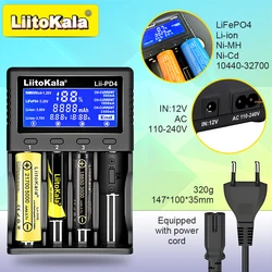 Liitokala Lii-402 Lii-202 5V2A Output Type C- line Interface Universal 3.7V 3.2V 3.85V 18650 21700 Rechargeable Battery Charger