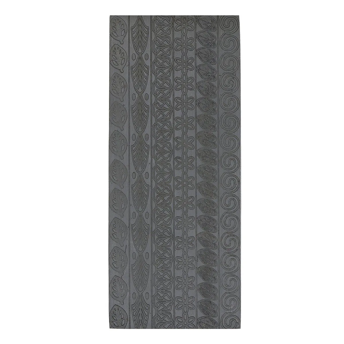 Durston Multi Pattern Plate Leaf-Swirl 6 Designs in 1 Jewelry Texture Making Forming Plate for Rings & Thin Bands