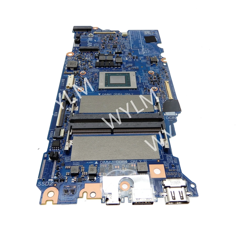 Imagem -05 - Placa-mãe para Laptop Cpu para Dell Inspiron 7415 R55500u R7-5700u R7-5700u Mainboard cn 09x2g7 0mdmxx Teste ok 2030001