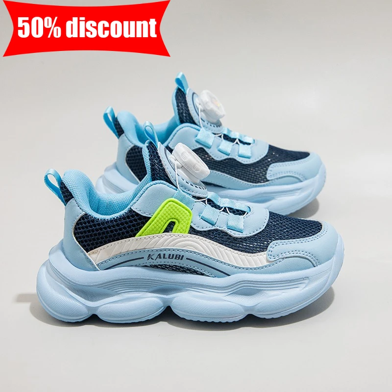 

Children Sports Shoes Summer Lightweight Breathable Versatile Campus Cushioning Running Shoes Girls Daily Casual Walking Shoes
