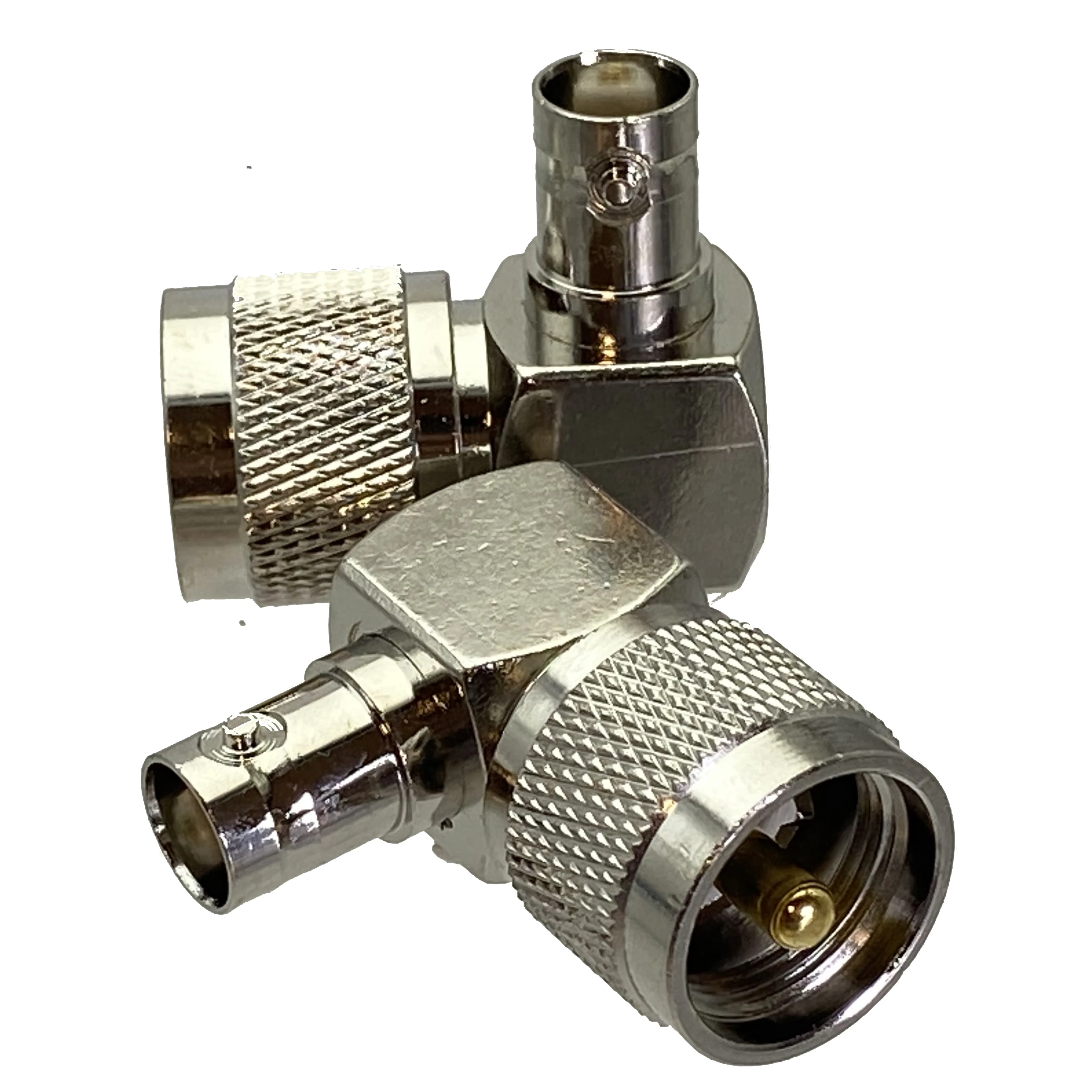 1pcs Adapter Connector UHF PL259 Male plug to BNC Female Jack Right Angle RF COAXIAL