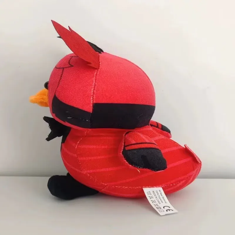 En Stock Hazbin hôtel Alastor chat forme peluche poupée mignon oreiller cadeau de fête Alastor chat canard en peluche poupée unisexe cadeau d'anniversaire